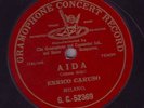 10” RED G&T – ENRICO CARUSO – AIDA