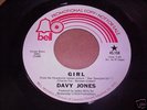 Davy Jones: Girl / Take My Love 45 - Bell 45,159