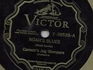 CANNON'S JUG STOMPERS VICTOR 38539 Blues 78 rpm E