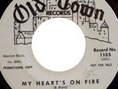 Billy Bland/OLD TOWN-1105/wlp/My Hearts On Fire/1961