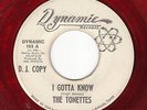 NORTHERN SOUL 45 RPM -THE TONETTES - on DYNAMIC RECORDS