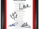 U2 - FULL BAND - ORIGINAL AUTOGRAPH DISPLAY + FULL COA