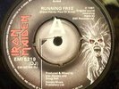 IRON MAIDEN - RUNNING FREE (1981/ RARE 1-SIDED PROMO)