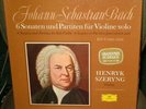 HENRYK SZERYNG DGG BACH SOLO VIOLIN 3 LP BOX SET NM