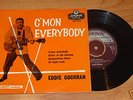 EDDIE COCHRAN C'MON EVERYBODY LONDON RE-U 1214 1959 EP