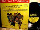 M- 1967 The Five Americans WESTERN UNION Teen Garage a+