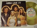 ABBA Live 77  Australia SWEDEN-ONLY PROMO GOLD VINYL 