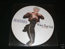 Madonna rare picture disc vinyl LP Who’s That Girl