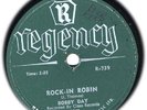 BOBBY DAY # 2 1958 78 Rock-in Robin/Over & Over (EE-)