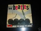 TRES RARE French EP LES BEATLES   POLYDOR  21914 type 1