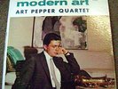 Rare 50s Jazz Lp - Art Pepper Quartet - Modern Art