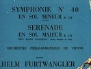 FALP 117/ MOZART SYMPHONY N° 40/ FURTWANGLER