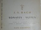 JEAN CHAMPEIL / BACH sonatas  suites / VEGA C 30 S 208
