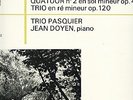 ERATO/ FAURE QUARTET N° 2/ TRIO PASQUIER/ JEAN DOYEN