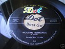 ROCKABILLY 45 SANFORD CLARK DOT M-  ''MODERN ROMANCE''