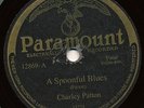 CHARLEY  PATTON PARAMOUNT VINYL COPY 78rpm N- NOVELTY