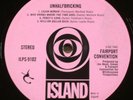 FAIRPORT CONVENTION Unhalfbricking UK PINK ISLAND LP