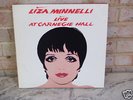 ANDY WARHOL COVER Liza Minnelli Lp Live @ Carnegie Hall