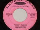 1960s THE OUTCASTS  LAUREL LEAF LABEL  RARE GARAGE 45