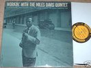 WORKIN' WITH THE MILES DAVIS QUINTET JAZZ PRESTIGE LP