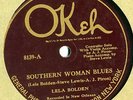 Okeh 8139 LELA BOLDEN w A.J. Piron NEW ORLEANS EE-/E-