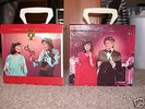 2 Donny/Marie Osmond Record Cases + 98 45 RPM Records