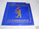 NEW ORDER-OFF THE WALL-RARE LIVE BERLIN LP MAY 1981 