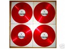 AC/DC - 4 LP SET (RED VINYL) LIVE 76,77,78,79 (RAR)