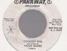 U.S. Vickie Baines   Country girl Parkway 966  DJ Copy