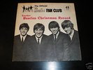 THE BEATLES-RARE 1964 2nd FAN CLUB XMAS RECORD Flex EX