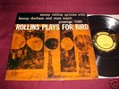 SONNY ROLLINS for bird PRESTIGE 7095 yellow label VG+
