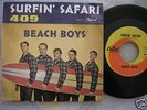 BEACH BOYS 1st record 1962 SURFIN' SAFARI 45 Beatles