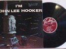I'm John Lee Hooker Vee-Jay Maroon DG NM Original