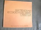 Selected Sound Library Catalogue BOOK rare