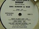 ERIC BURDON & WAR Black Man's Burdon 2XLP Promo sampler