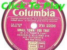 AL BOWLLY & REGINALD WILLIAMS & HIS FUTURISTS/COL 2226