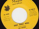 FUNK 45 RPM - LEE MOSES - on MAPLE RECORDS