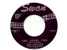 BEATLES 45 She Loves You 1964 #1 USA ORIG SWAN Bks $50.