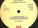 IRON MAIDEN-NUMBER OF THE BEAST-IRISH PRESSED-LP-NWOBHM