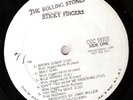 ROLLING STONES Sticky Fingers LP White Lbl Promo MONO