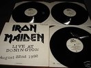 IRON MAIDEN - LIVE AT DONINGTON , 3 vinyl LP