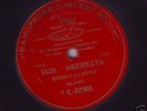 RARE 10” RED G&T – ENRICO CARUSO – IRIS