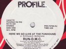 RUN DMC - HERE WE GO Rare 1985 Orig 12'' Promo (LISTEN)
