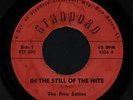 DOO WOP 45 - THE FIVE SATINS - STANDORD 200 - ORIGINAL