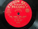 RARE 1930 AL BOWLLY 'FREE AND EASY' EDISON BELL 78