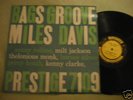MILES DAVIS LP BAGS GROOVE rollins monk PRESTIGE 7109