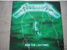 FRENCH LP METALLICA RIDE THE LIGHTNING GREEN COVER