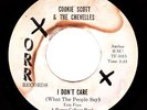 COOKIE SCOTT & THE CHEVELLES - I DONT CARE -  LISTEN