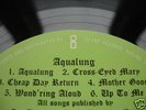 JETHRO TULL AQUALUNG SUPERB ISLAND i CHRYSALIS ORIGINAL