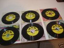 SIX HANK WILLIAMS SR 45'S MGM BLACK LABEL WITH SLEEVES